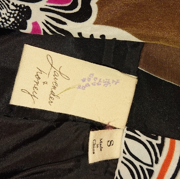 Lavender and Honey Orange Floral Blazer - Picture 3 of 5